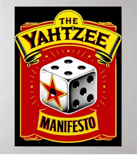 yahtzee manifesto|The Yahtzee Manifesto